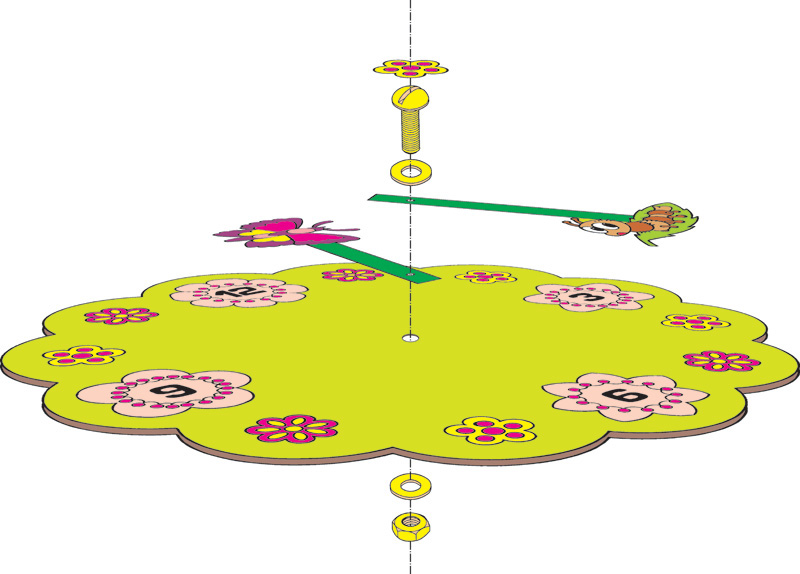 Как сделать солнечные часы из картона ребенку
