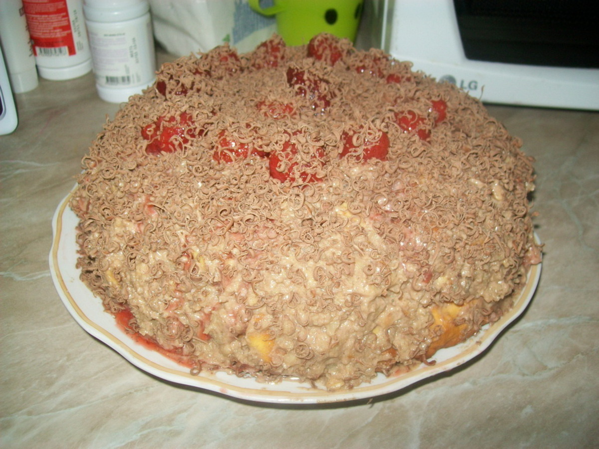 Постный торт Муравейник